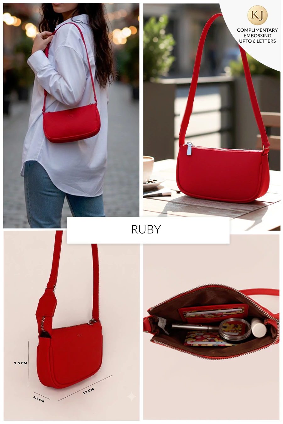 Baby Sling Vegan Leather Shoulder Bag