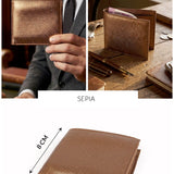 Slim Vegan Leather Men Wallet