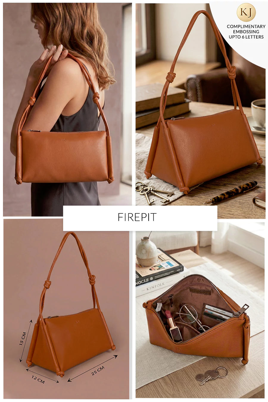 Claire Vegan Leather Shoulder Bag
