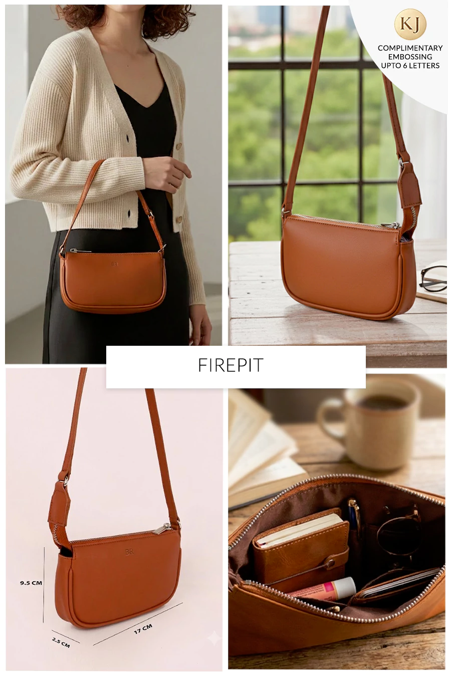 Baby Sling Vegan Leather Shoulder Bag