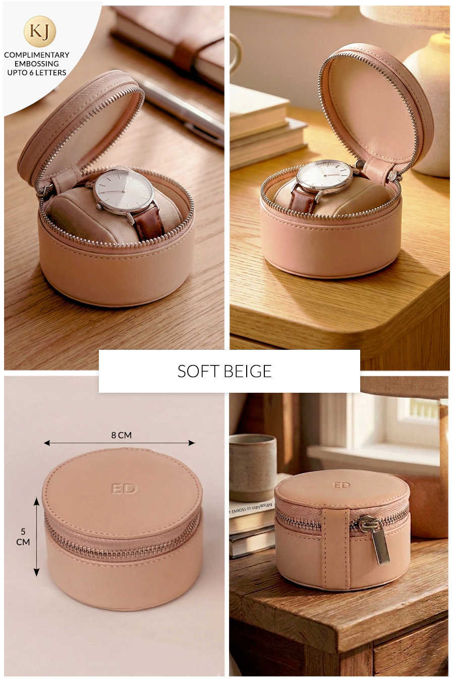Rogate Small Vegan Leather Watch Case 🏆 #1 Bestseller | Loved by 1000+ Customers