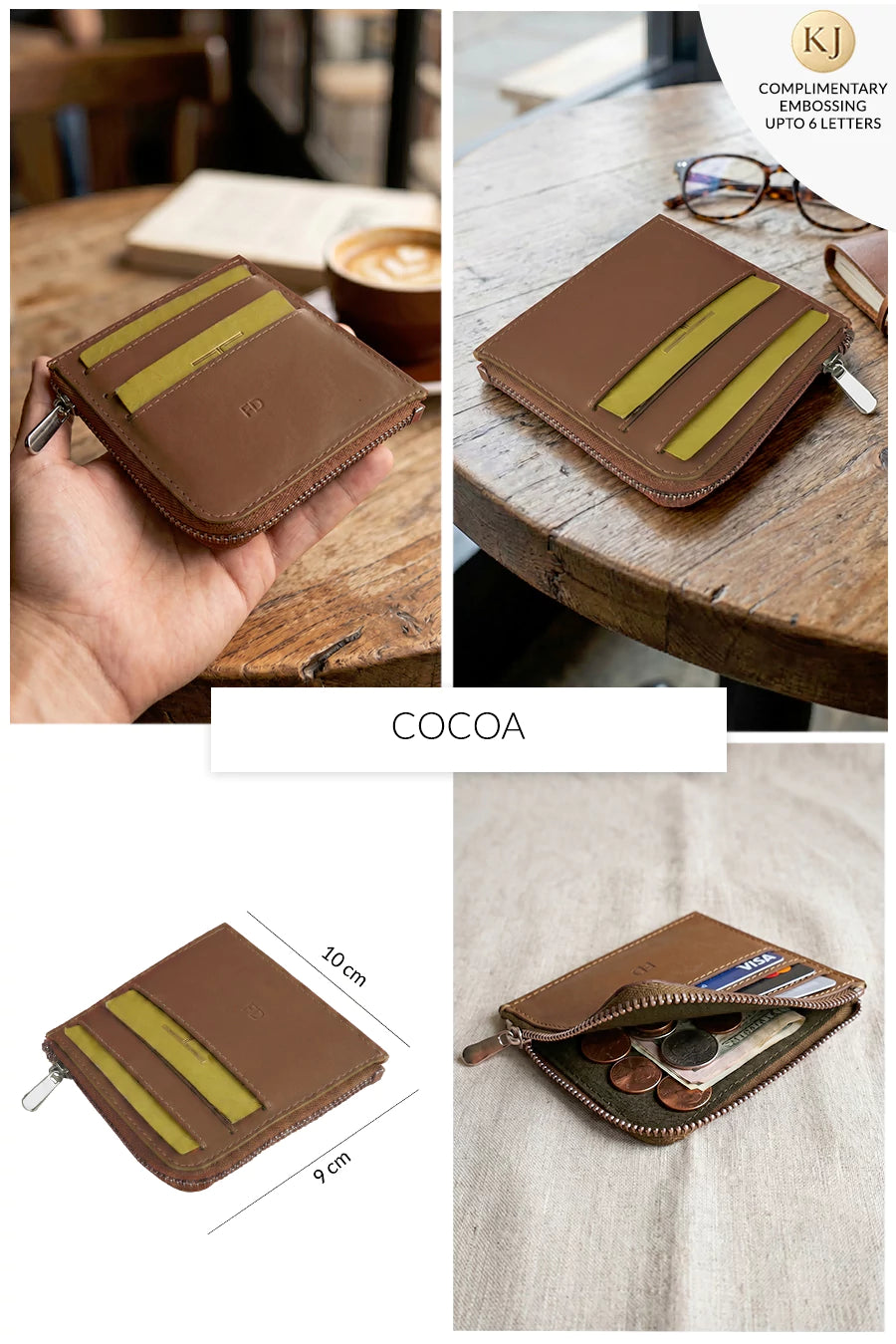 Card Coin Vegan Leather