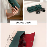 Newell Slim Vegan Leather Sunglass Case 🏆 #1 Bestseller | Protects sunglasses from scratches & damage — slim daily essential