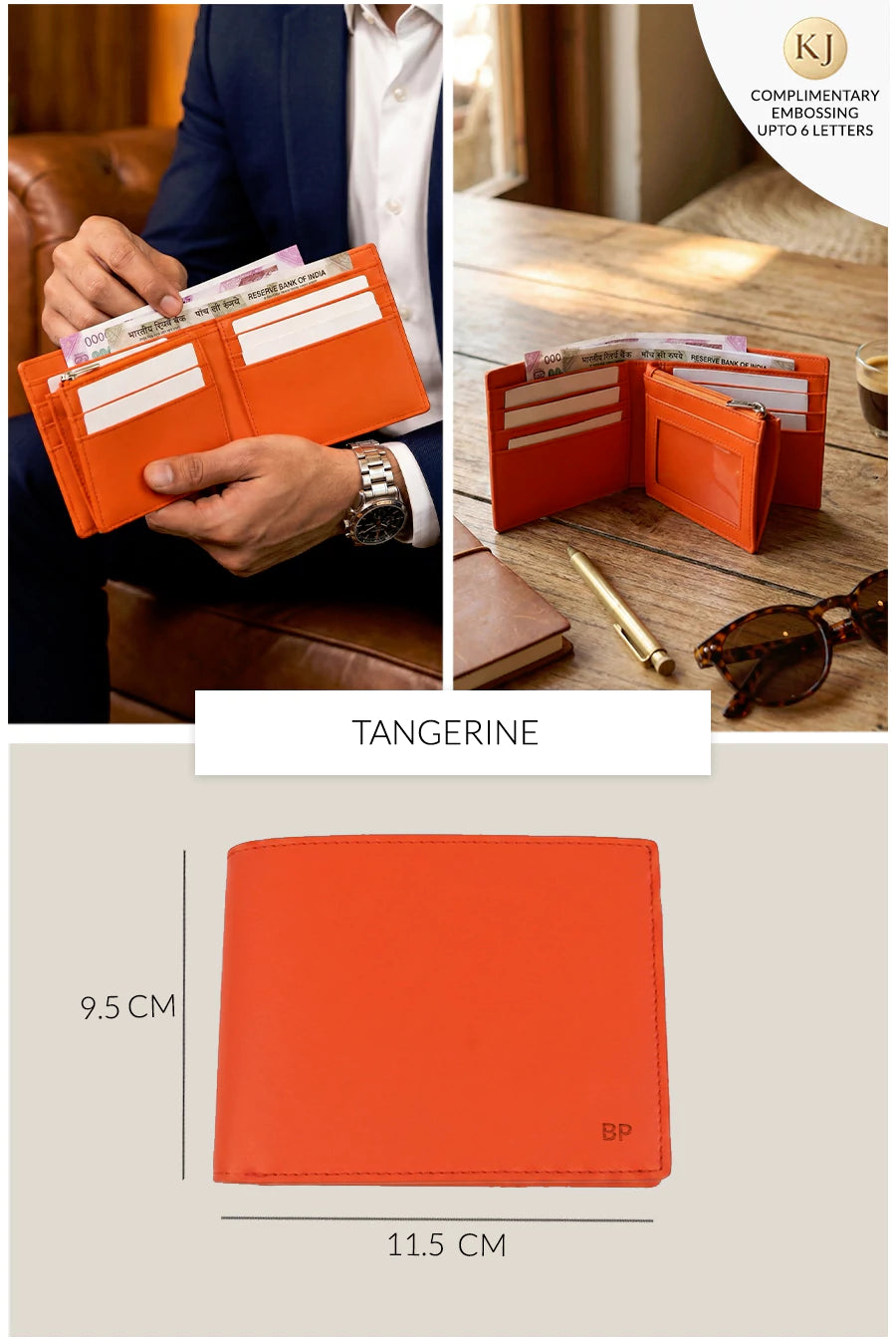 Leonardo Vegan Leather Men Bifold Wallet