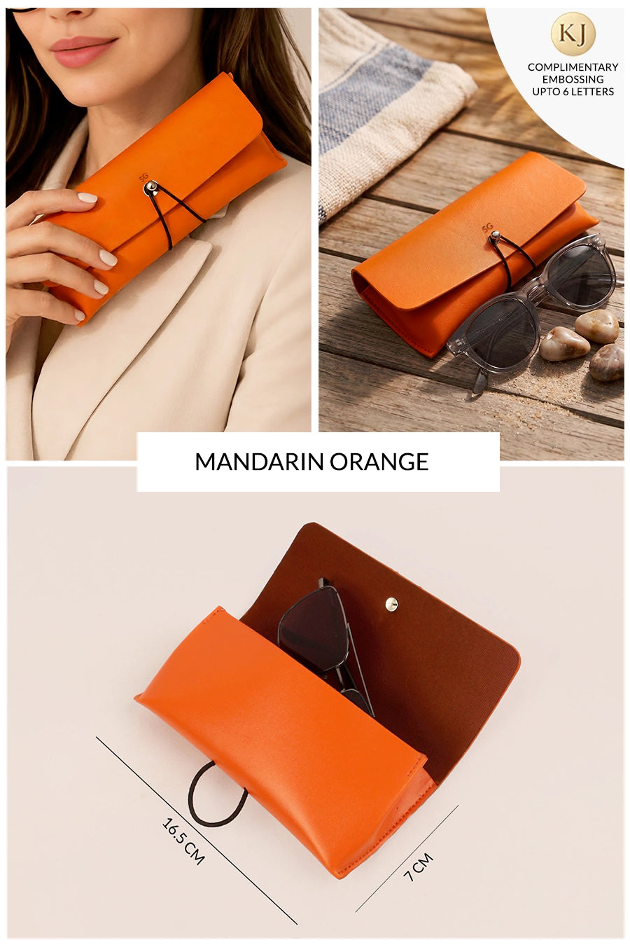 Newell Slim Vegan Leather Sunglass Case 🏆 #1 Bestseller | Protects sunglasses from scratches & damage — slim daily essential