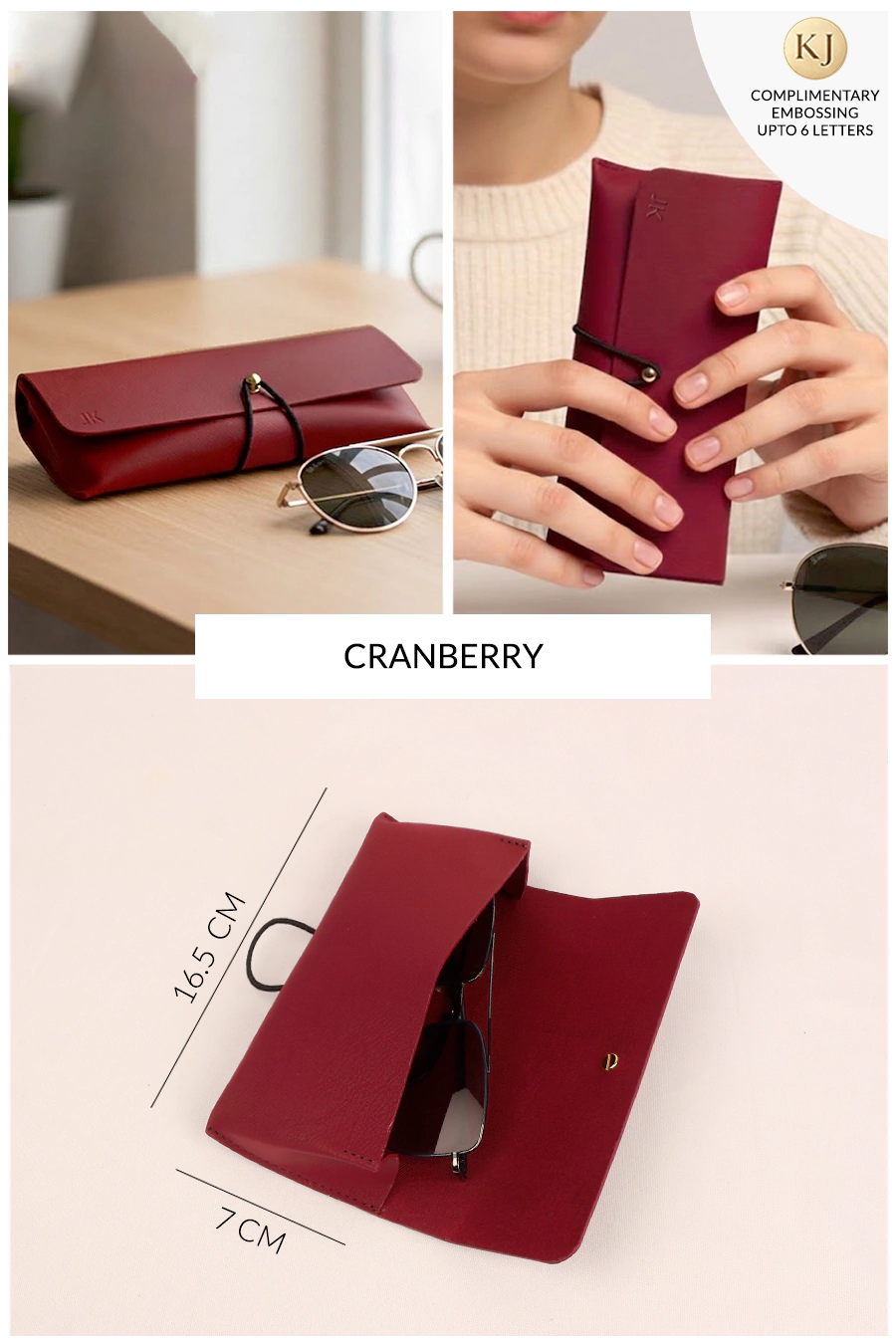 Newell Slim Vegan Leather Sunglass Case 🏆 #1 Bestseller | Protects sunglasses from scratches & damage — slim daily essential