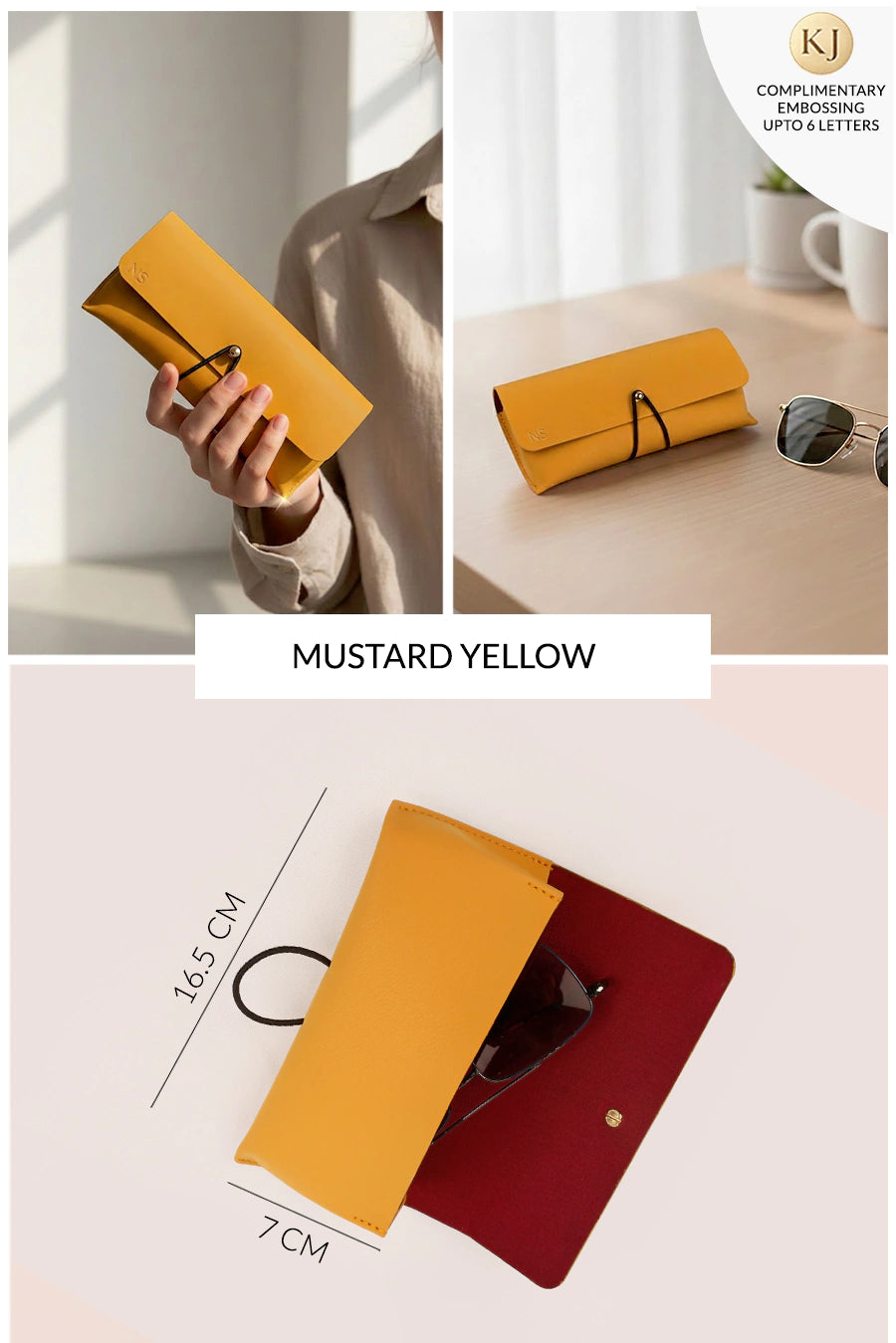 Newell Slim Vegan Leather Sunglass Case 🏆 #1 Bestseller | Protects sunglasses from scratches & damage — slim daily essential