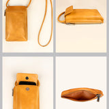 Grace Vegan Mobile Sling Bag chrome detail