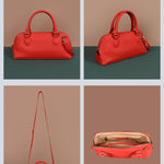 Everly Vegan Handbags Women scarlet detail