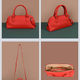 Everly Vegan Handbags Women scarlet detail