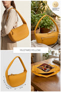 Cushy Vegan Leather Shoulder Bag THE HOUSE OF GANGES
