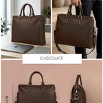 Will 15 Inch Vegan Leather Laptop Bag for Men THE HOUSE OF GANGES