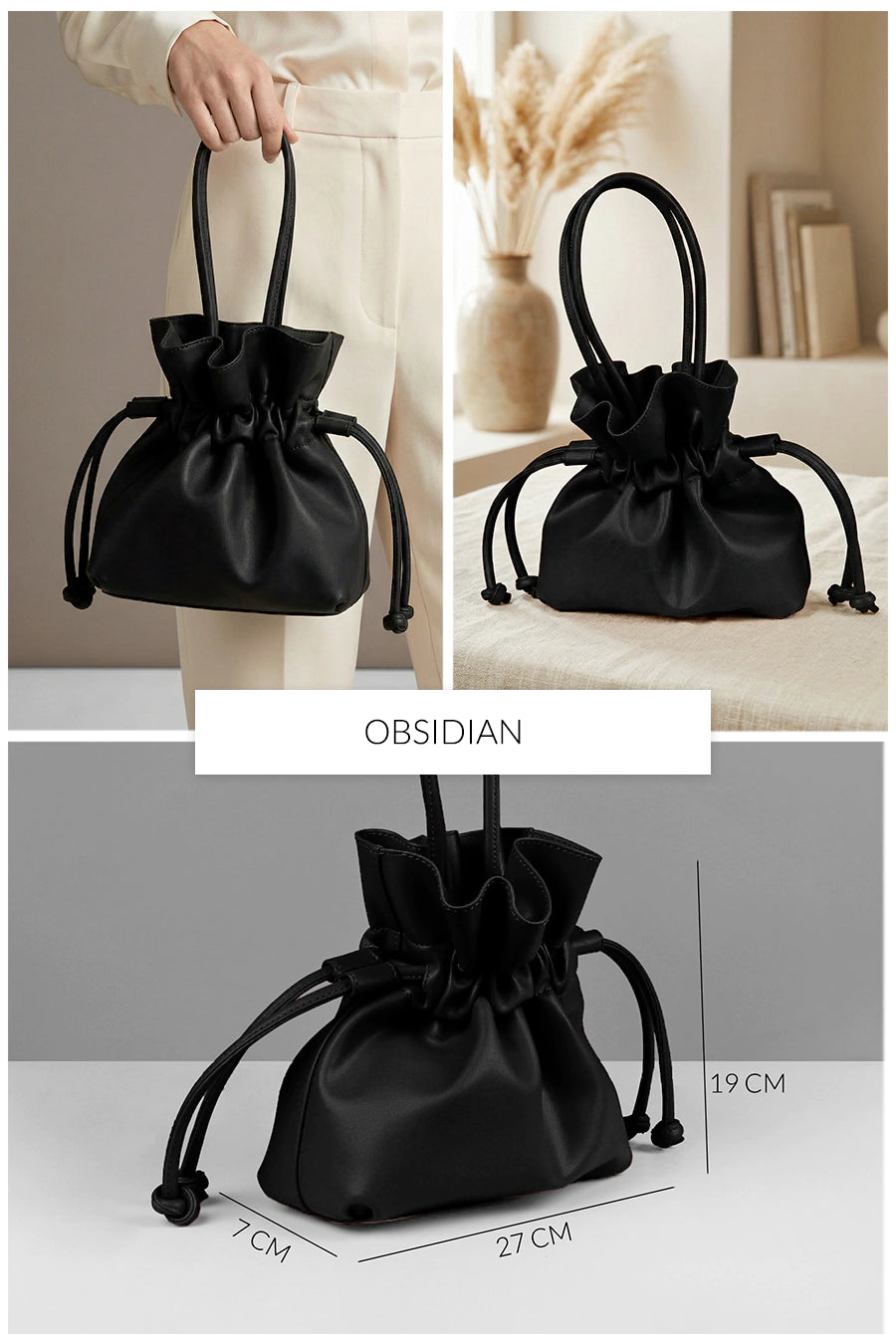 Cutey Vegan Leather Handbag THE HOUSE OF GANGES