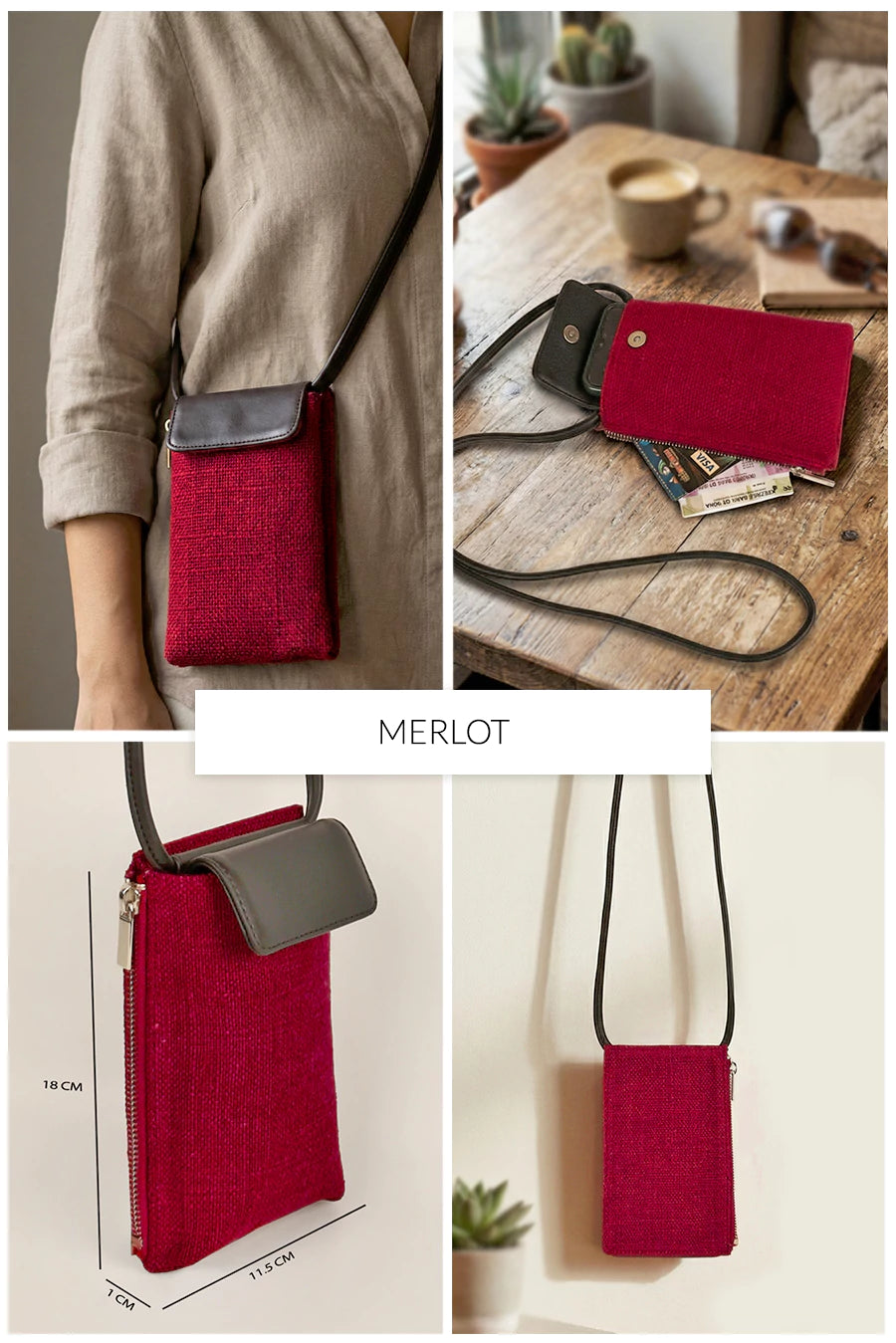 Grace Soft Jute Mobile Sling 🏆 #1 Bestseller | Loved by 1000+ Customers