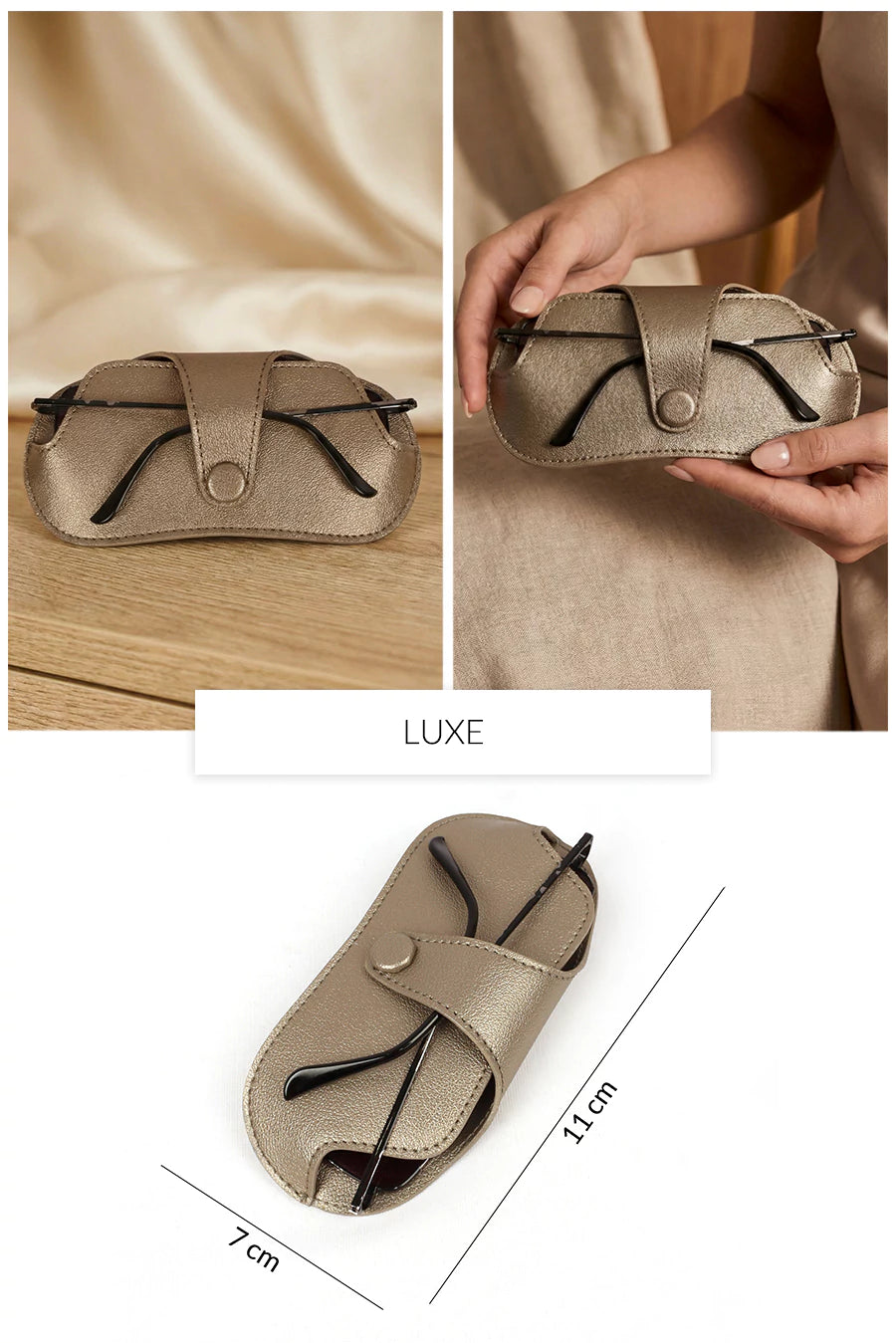 Jace Vegan Leather Glass Cover THE HOUSE OF GANGES