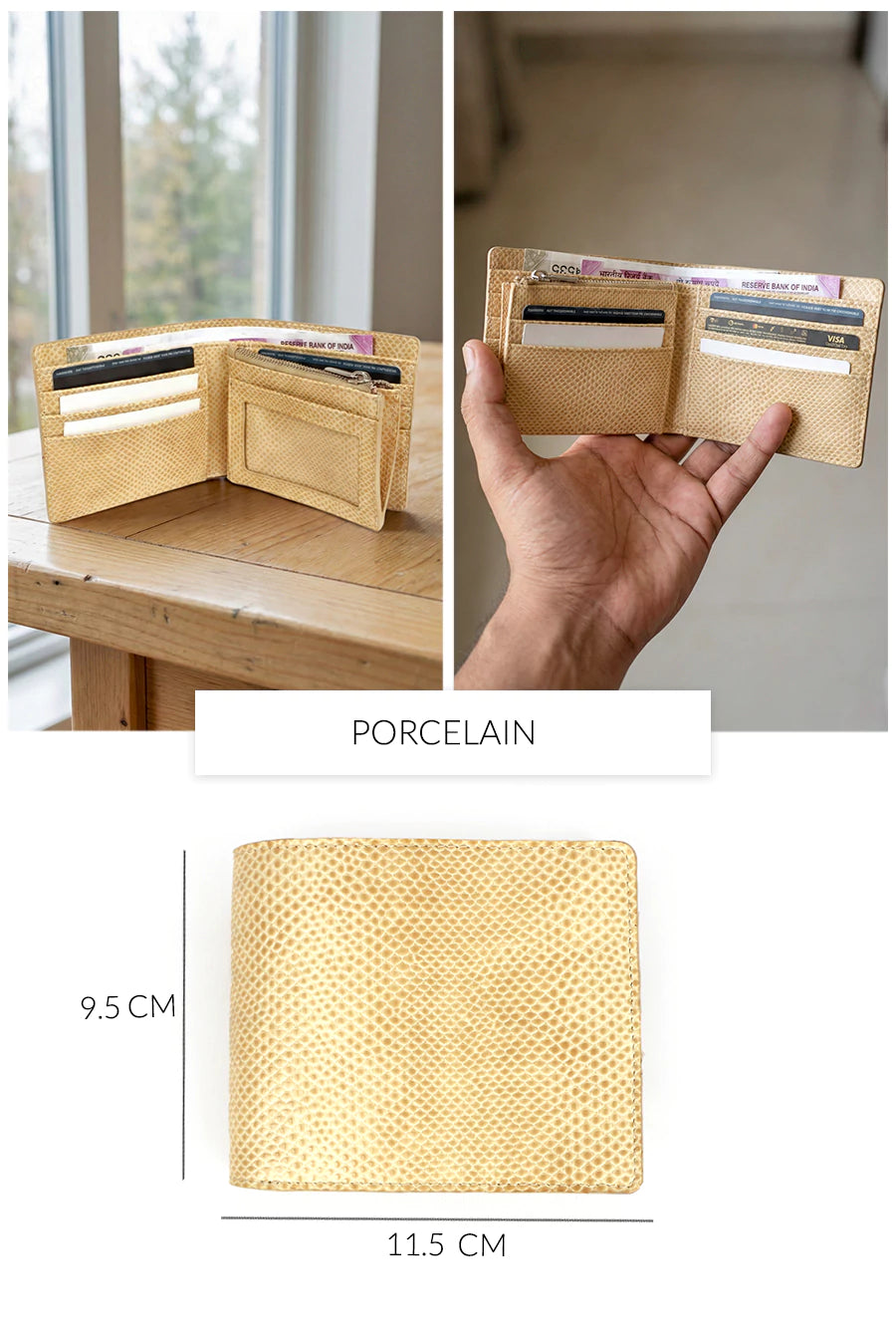 Leonardo Vegan Leather Men Bifold Wallet 🏆 #1 Bestseller | Loved by 1000+ Customers