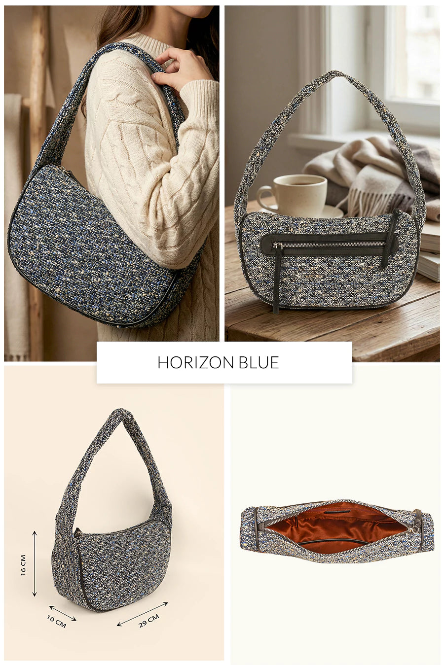 Cushy Handloom Shoulder Bag THE HOUSE OF GANGES