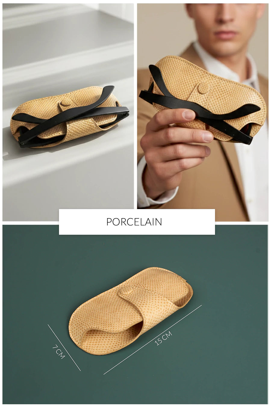 Jace Vegan Leather Glass Cover THE HOUSE OF GANGES