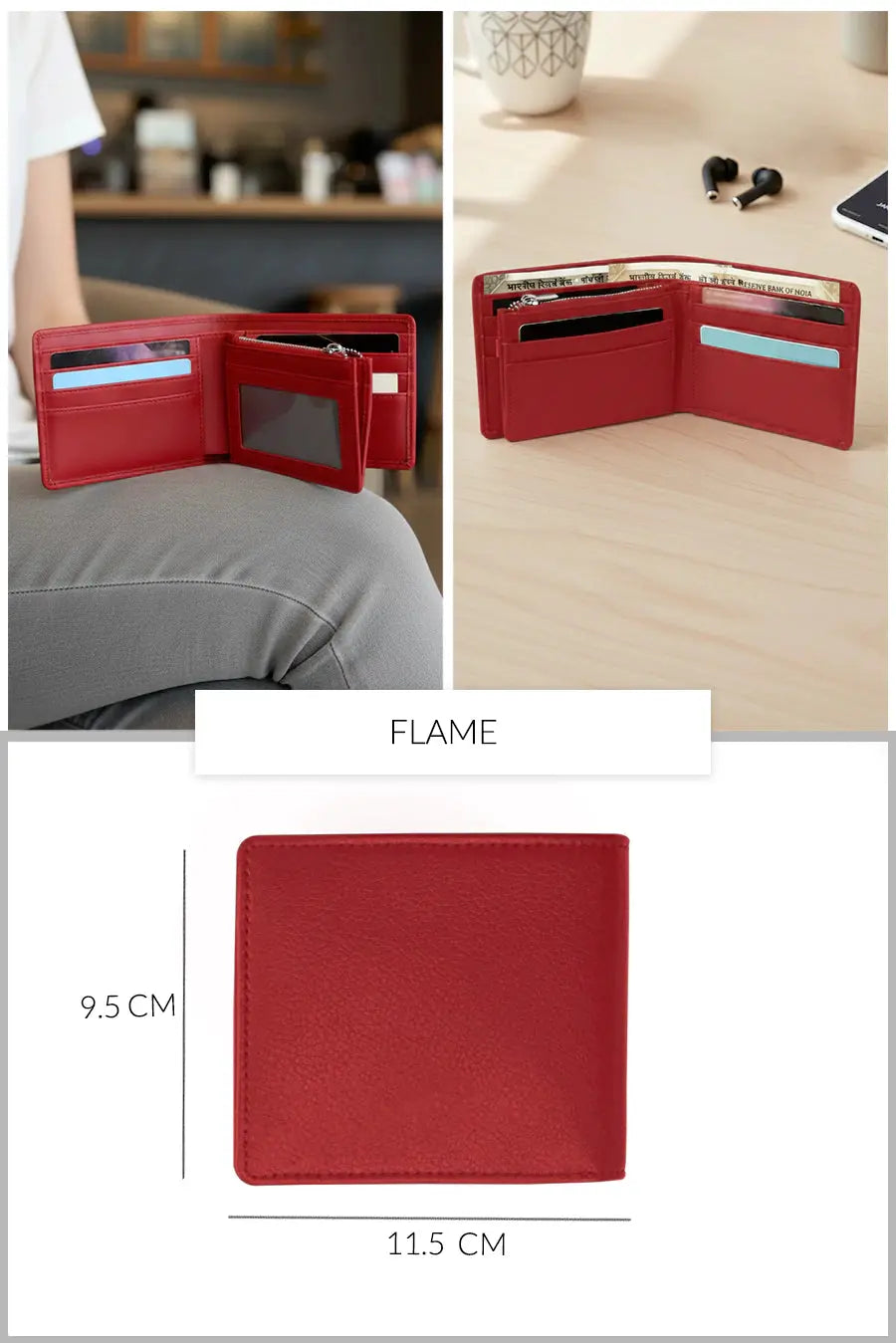 Leonardo Vegan Leather Men Bifold Wallet 🏆 #1 Bestseller | Loved by 1000+ Customers THE HOUSE OF GANGES