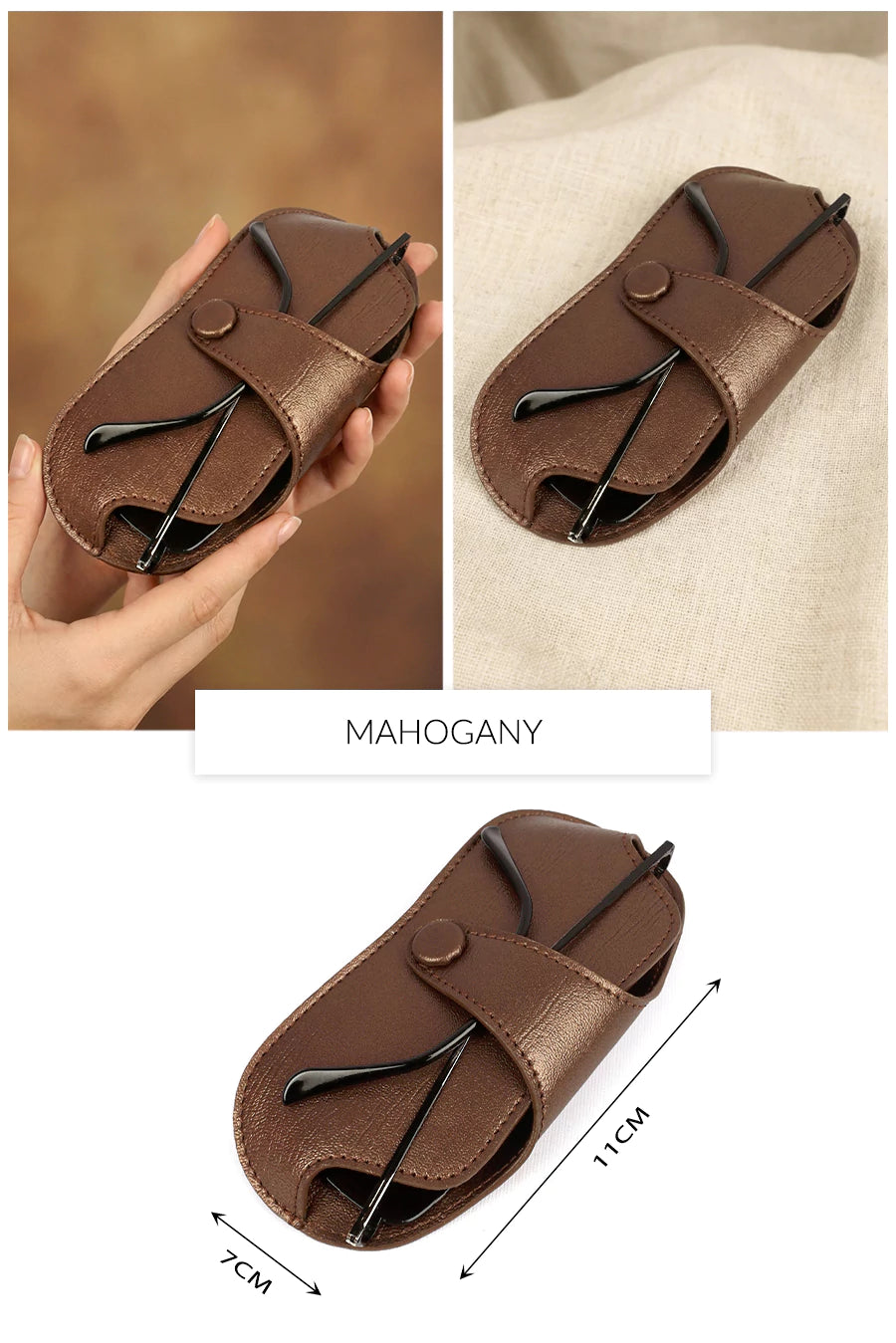 Jace Vegan Leather Glass Cover THE HOUSE OF GANGES