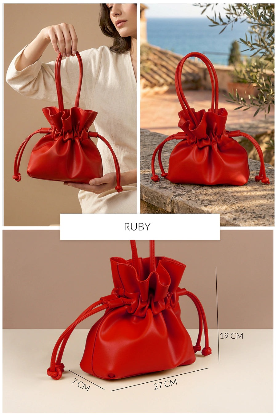 Cutey Vegan Leather Handbag THE HOUSE OF GANGES