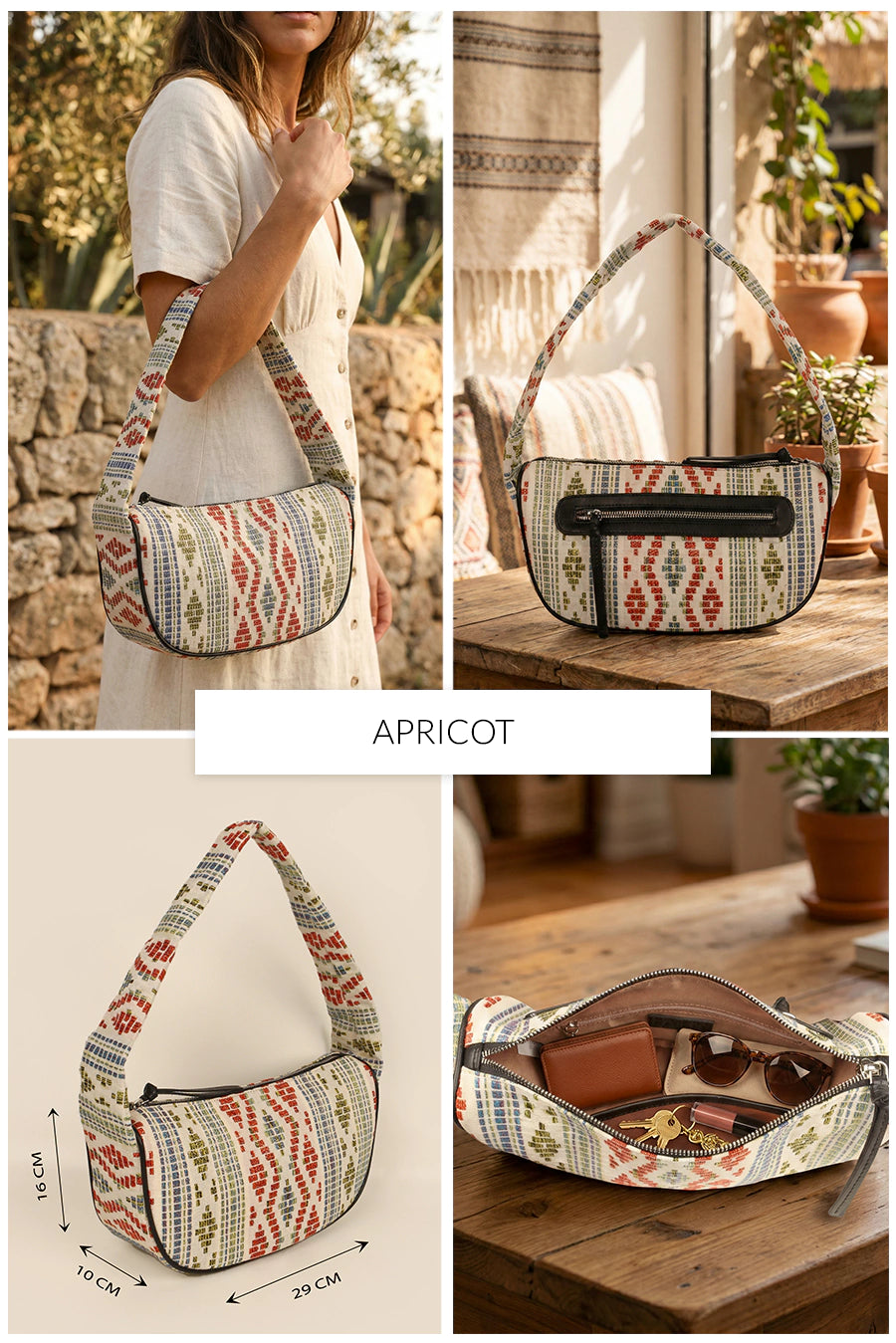 Cushy Handloom Shoulder Bag THE HOUSE OF GANGES