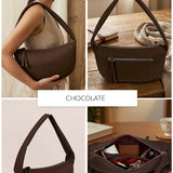 Cushy Vegan Leather Shoulder Bag THE HOUSE OF GANGES
