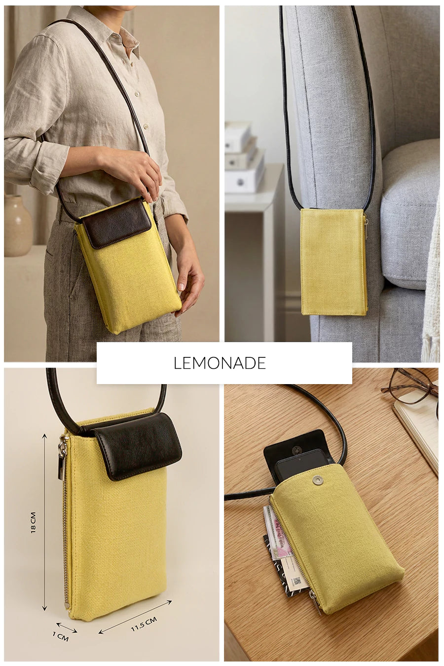 Grace Soft Jute Mobile Sling 🏆 #1 Bestseller | Loved by 1000+ Customers THE HOUSE OF GANGES