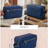 The Vegan Leather Travel Toiletry Pouch THE HOUSE OF GANGES