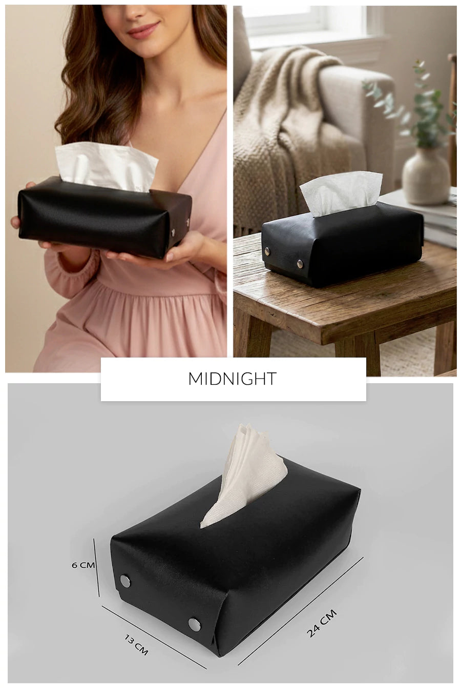 Turch Napkin Case Vegan Leather 🏆 #1 Bestseller | Loved by 1000+ Customers THE HOUSE OF GANGES