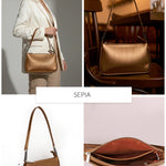 Tess Vegan Leather Shoulder THE HOUSE OF GANGES