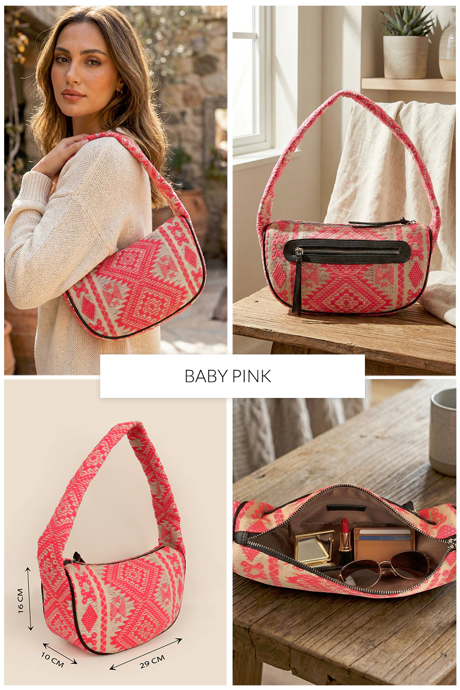 Cushy Handloom Shoulder Bag THE HOUSE OF GANGES