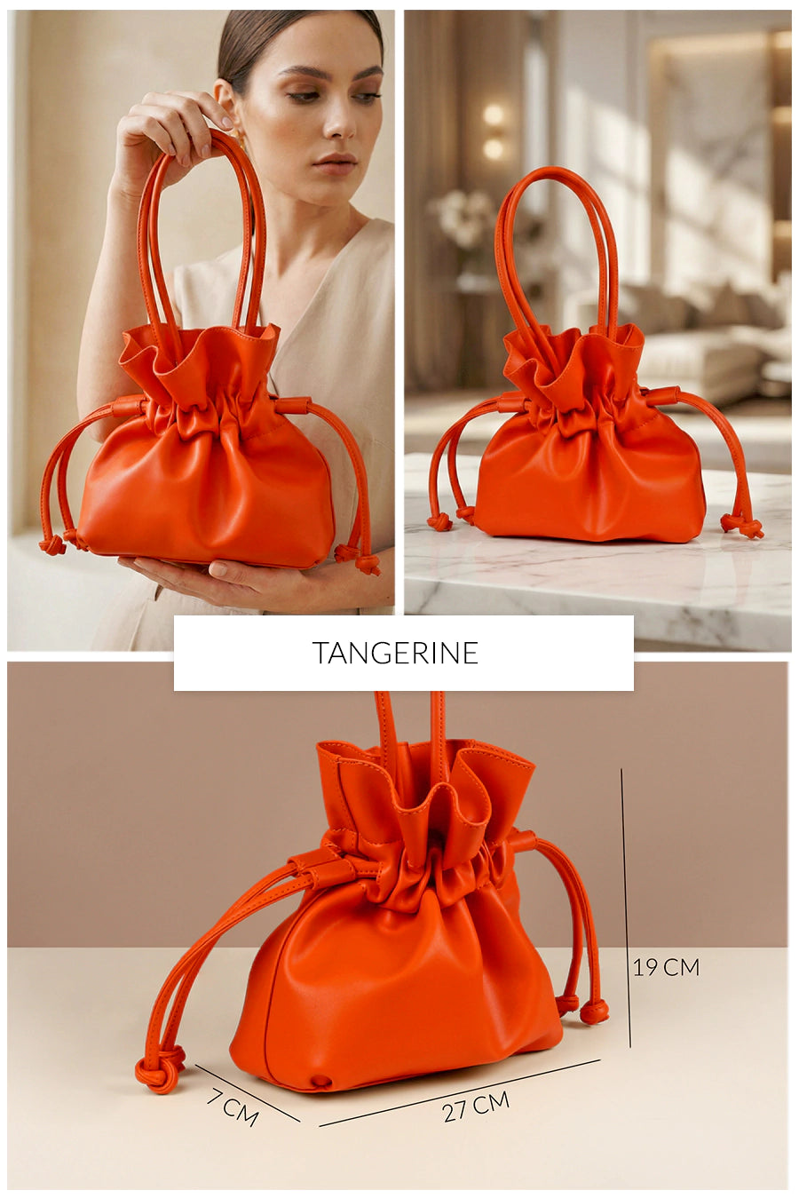 Cutey Vegan Leather Handbag THE HOUSE OF GANGES