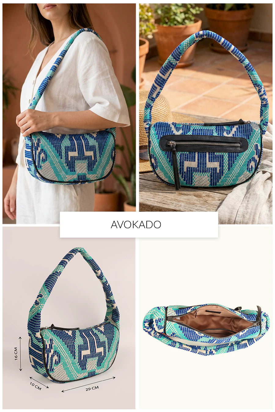 Cushy Handloom Shoulder Bag THE HOUSE OF GANGES