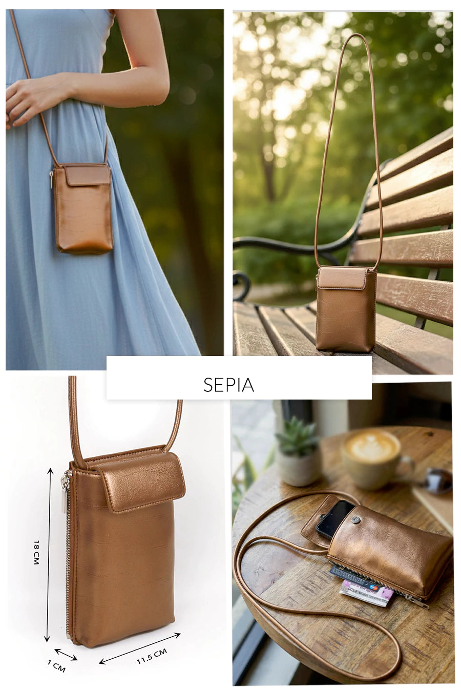 Grace Vegan Leather Mobile Sling 🏆 #1 Bestseller | Loved by 1000+ Customers THE HOUSE OF GANGES