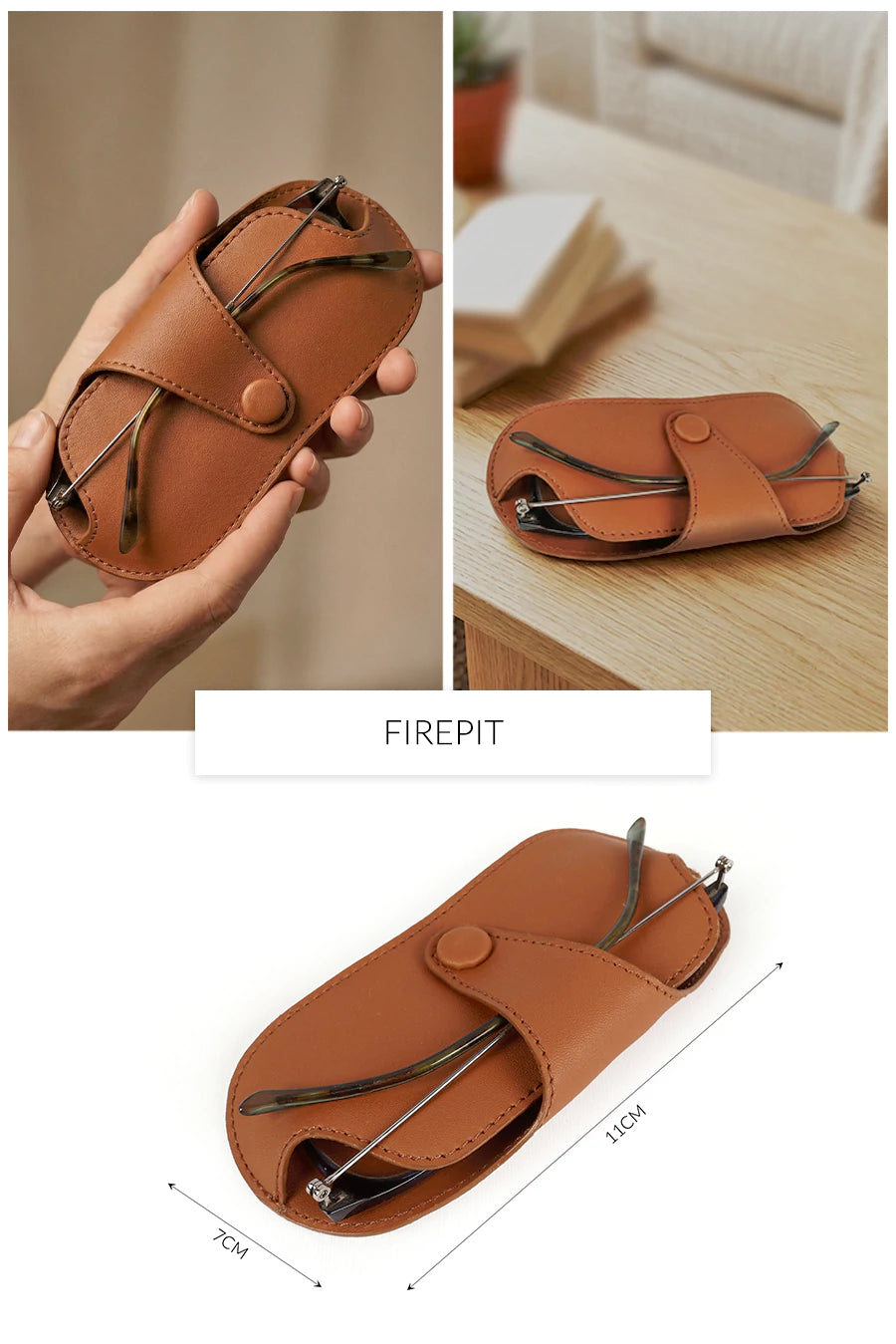 Jace Vegan Leather Glass Cover THE HOUSE OF GANGES