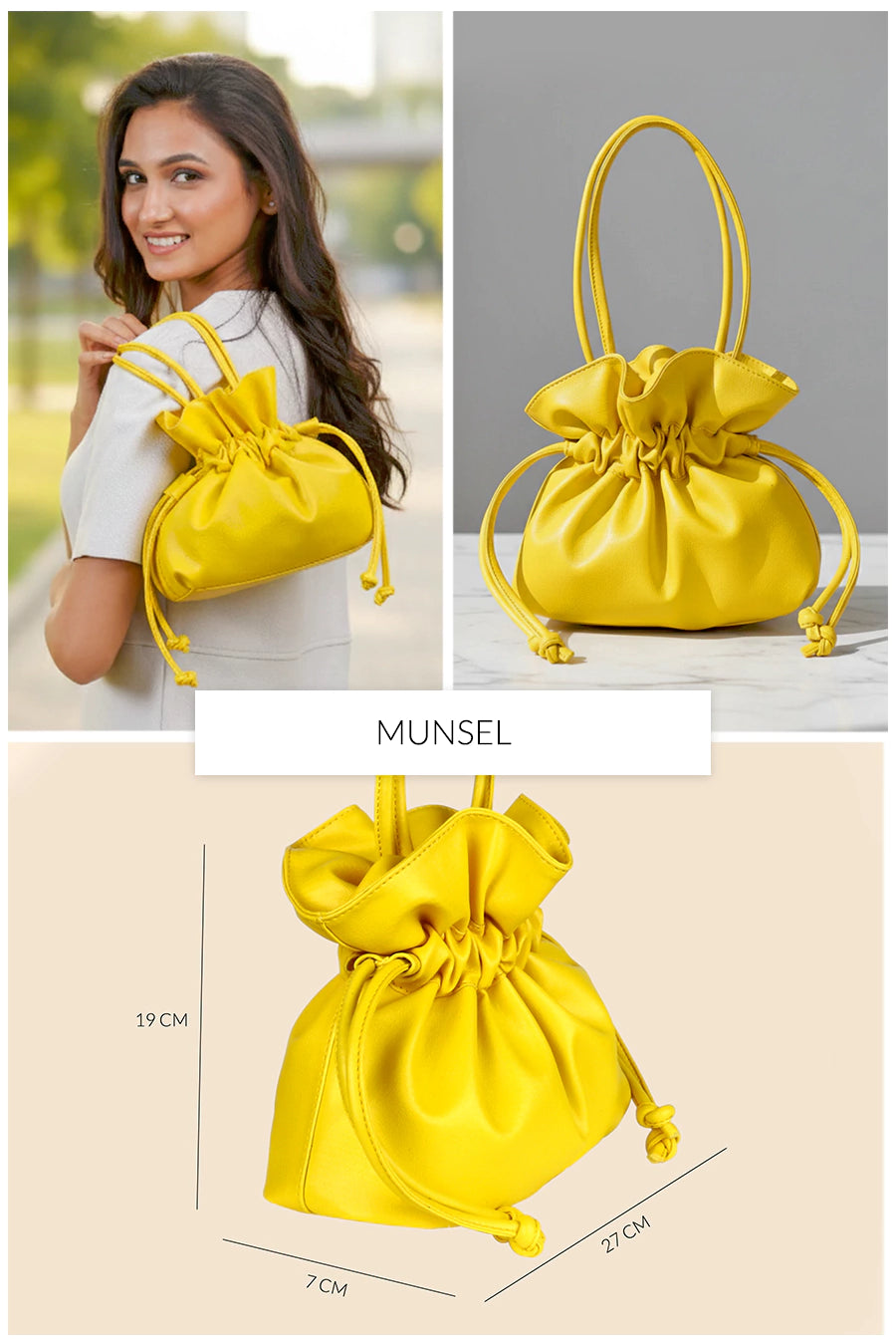 Cutey Vegan Leather Handbag THE HOUSE OF GANGES