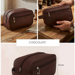 Hurst Vegan Leather Toiletry Bag THE HOUSE OF GANGES