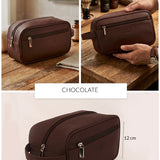 Hurst Vegan Leather Toiletry Bag THE HOUSE OF GANGES