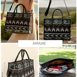 Charlotte Handloom Box Tote Bag THE HOUSE OF GANGES