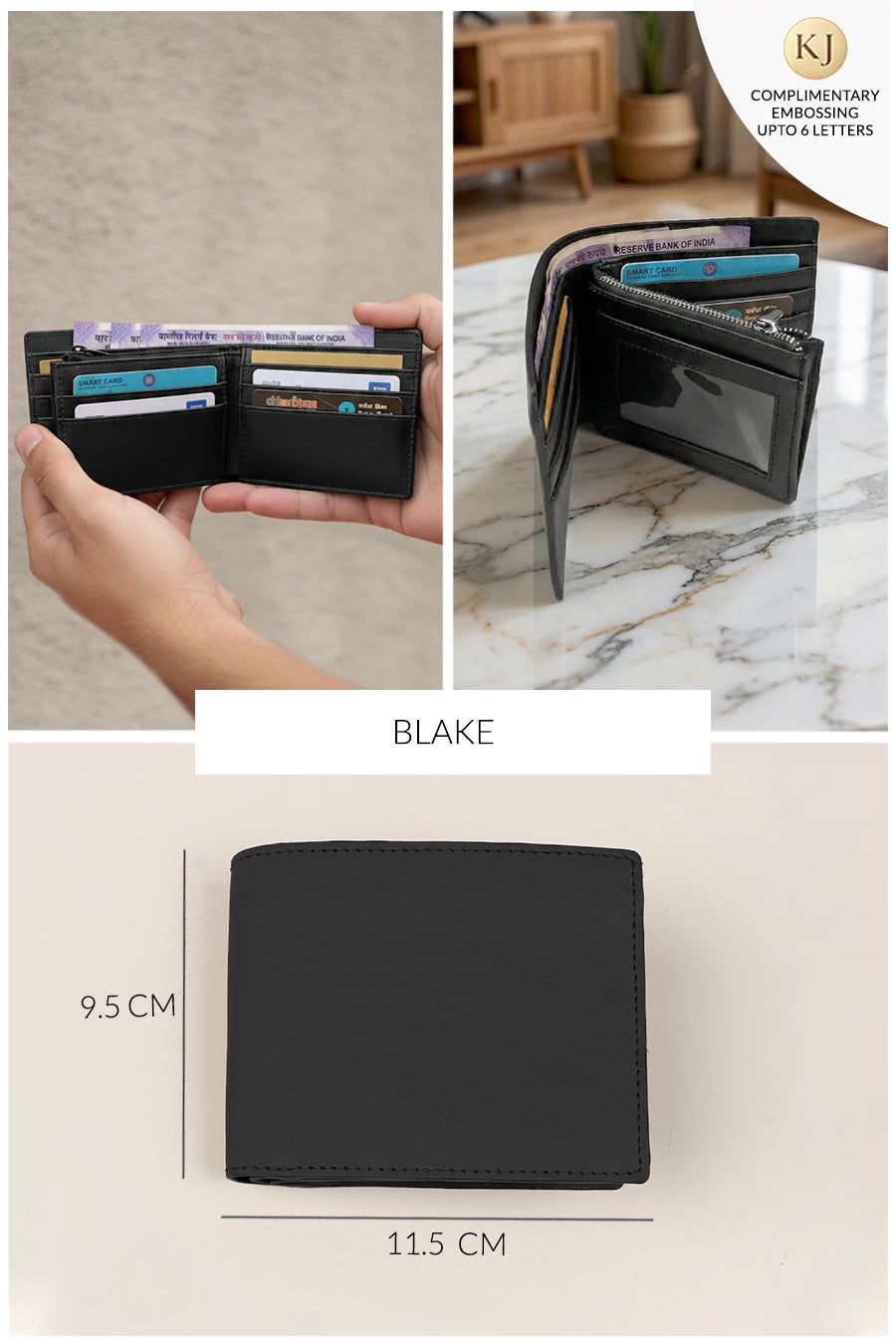 Leonardo Vegan Leather Men Bifold Wallet 🏆 #1 Bestseller | Loved by 1000+ Customers THE HOUSE OF GANGES