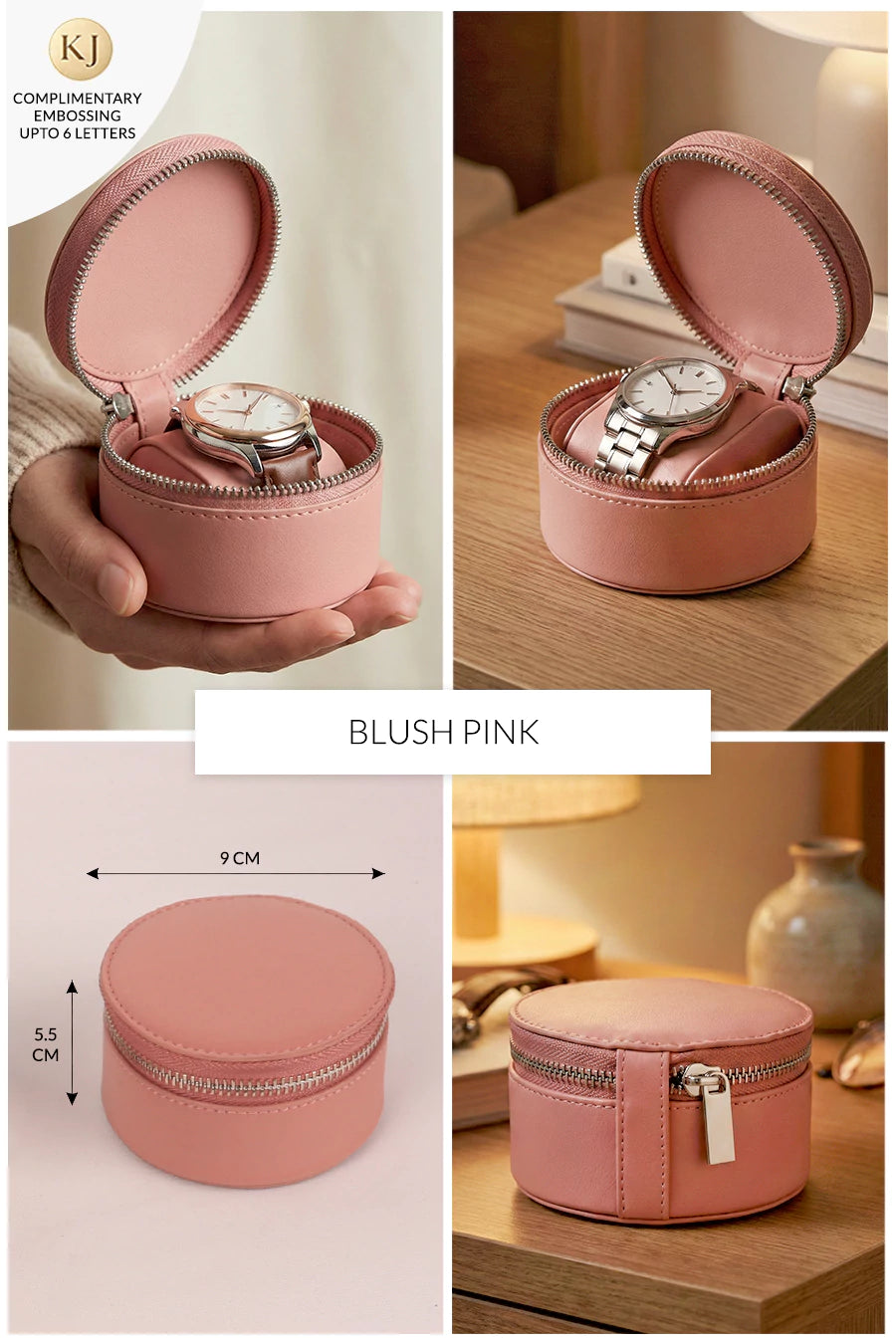 Rogate Medium Vegan Leather Watch Case 🏆 #1 Bestseller | Loved by 1000+ Customers THE HOUSE OF GANGES