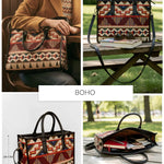 Charlotte Handloom Box Tote Bag THE HOUSE OF GANGES