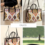 Charlotte Handloom Box Tote Bag THE HOUSE OF GANGES