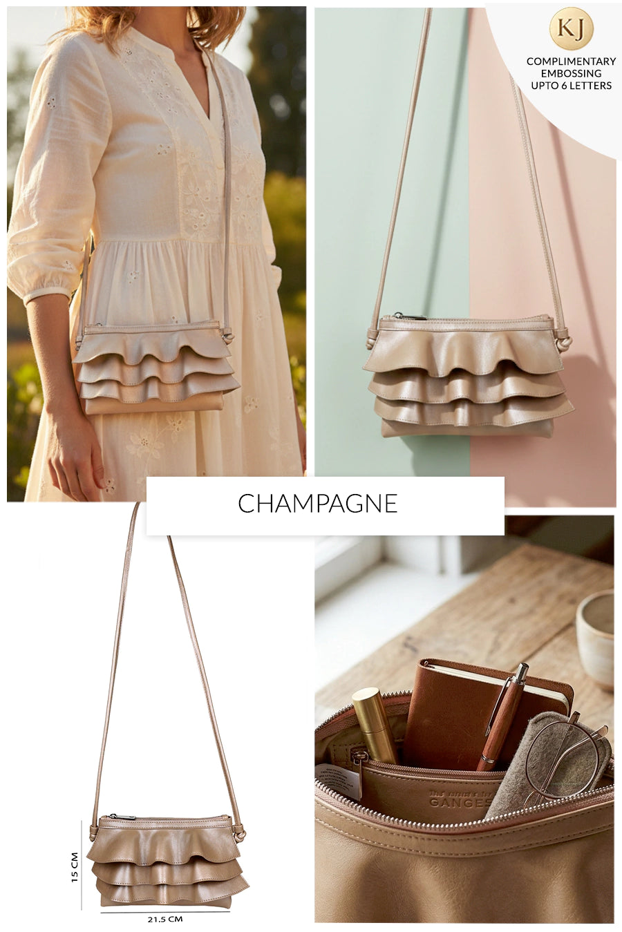 Bruffle Small Vegan Leather Crossbody