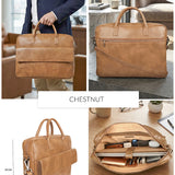 Camdale 15inch Vegan Leather Laptop Bag