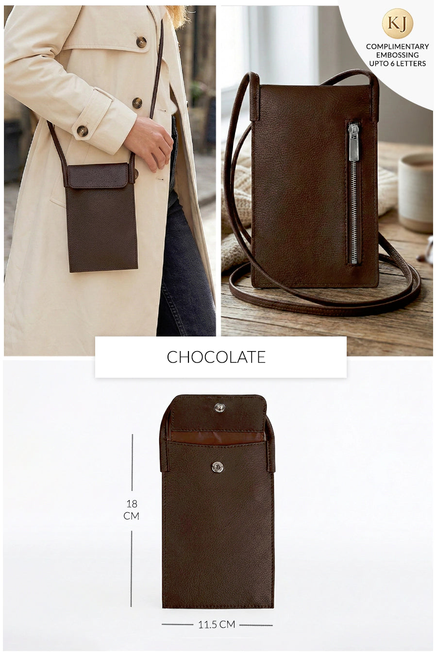 Walky Vegan Leather Mobile Sling Bag