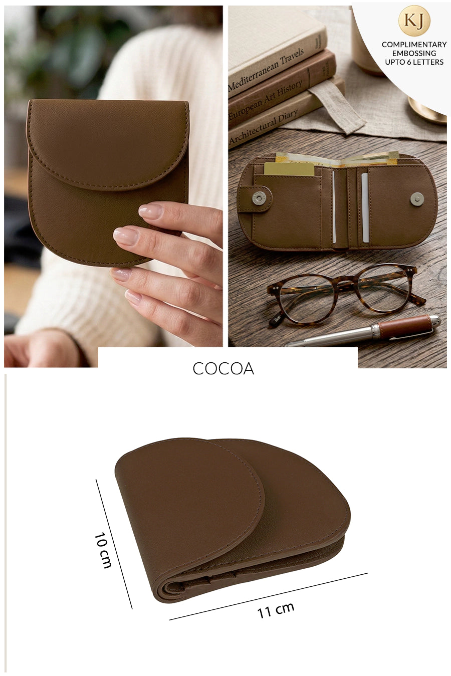Wallet Organiser Vegan Leather