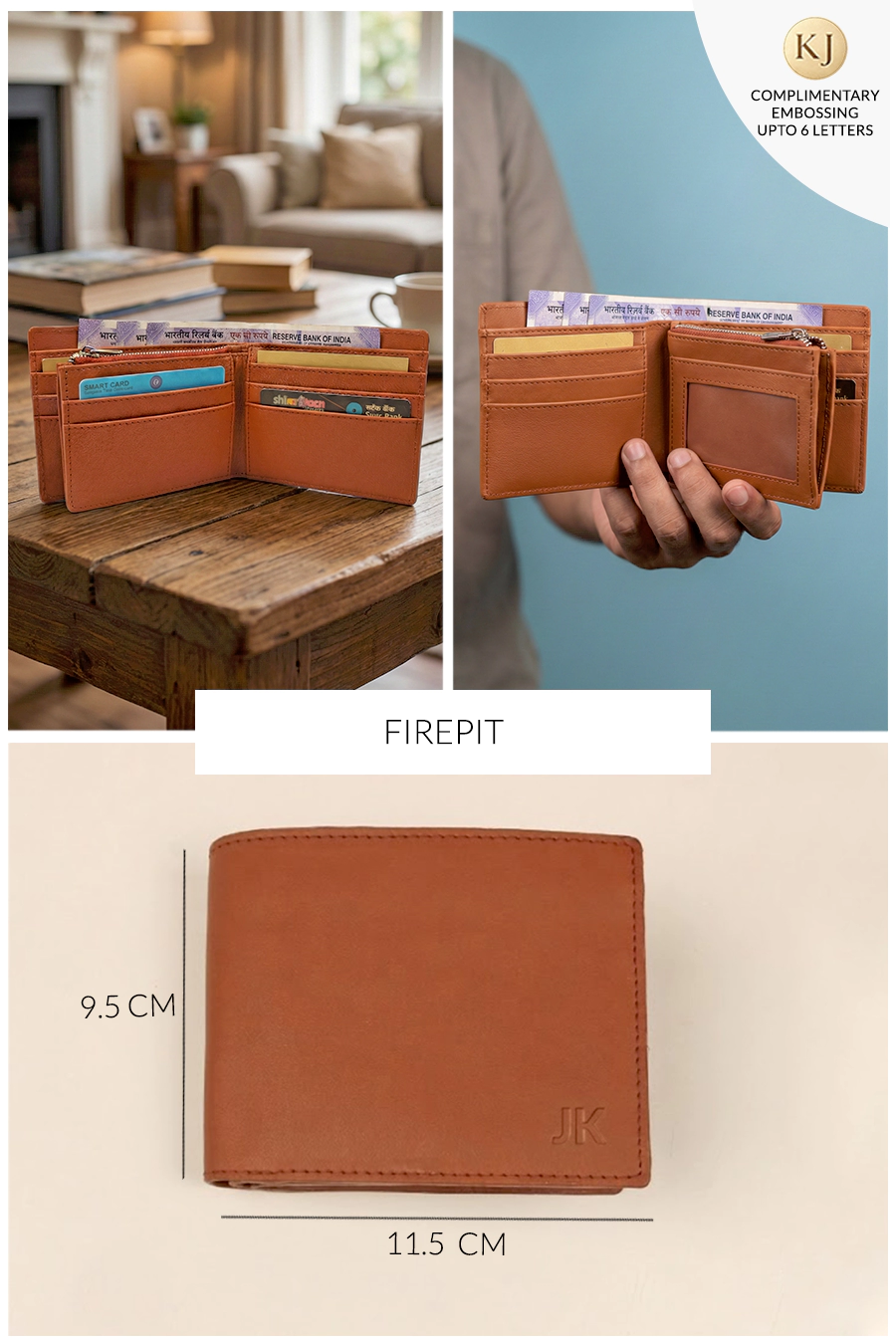 Leonardo Vegan Leather Men Bifold Wallet 🏆 #1 Bestseller | Loved by 1000+ Customers