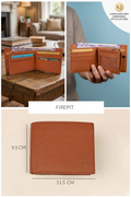 Leonardo Vegan Leather Men Bifold Wallet 🏆 #1 Bestseller | Loved by 1000+ Customers